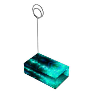 Emerald Green Night Sky  Place Card Holder