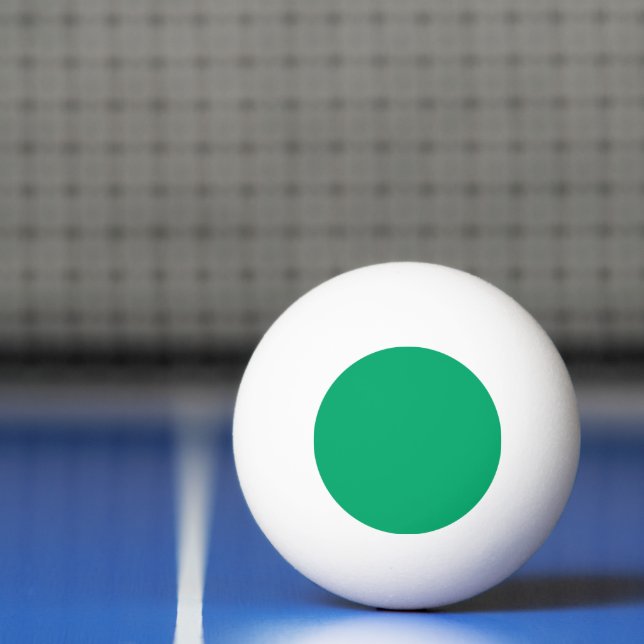 Emerald Green Ping Pong Ball – Customizable (Net)