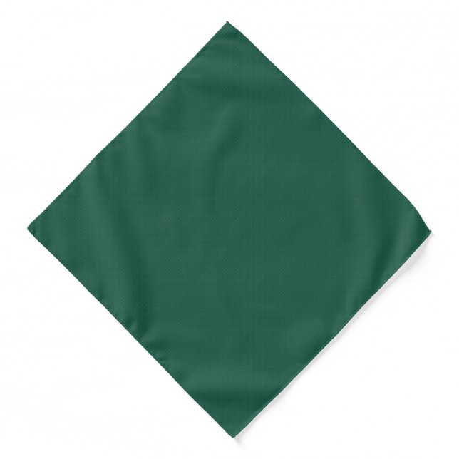 Emerald Green Pocket Square Bandana (Front)