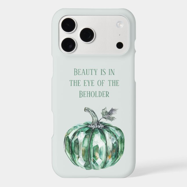 Emerald Green Pumpkin Case-Mate iPhone Case (Back)