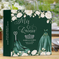 Emerald Green Quinceanera Photo Album and Planner
