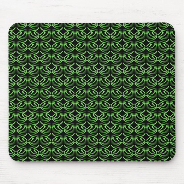 Emerald Green Radiant Elegance Mousepad (Front)