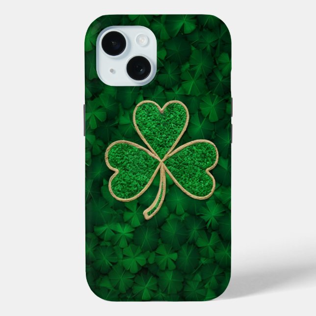 Emerald Green Shamrock cases (Back)