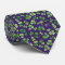 Emerald Green Shamrock Pattern Purple