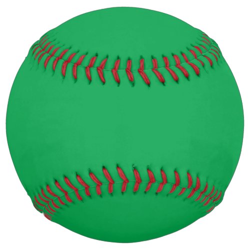 Emerald  green  softball