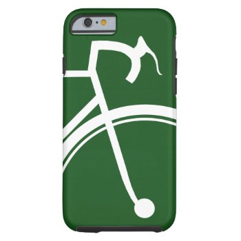 Emerald Green Sporty Bike Iphone Case by dawnfx at Zazzle