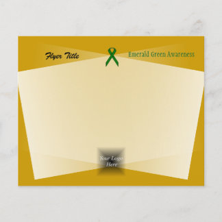 Emerald Green Standard Ribbon by Kenneth Yoncich Flyer