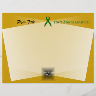 Emerald Green Standard Ribbon by Kenneth Yoncich Flyer