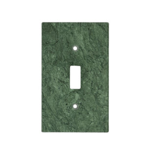 Emerald Green Stone Pattern Background Light Switch Cover