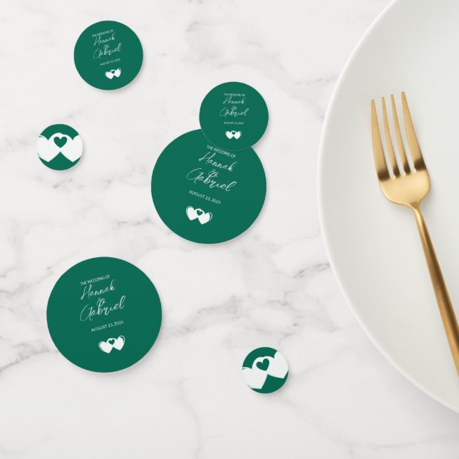 Emerald Green Table Confetti (Group)