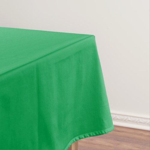 Emerald  green tablecloth