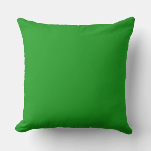 Emerald Green  Throw Pillow