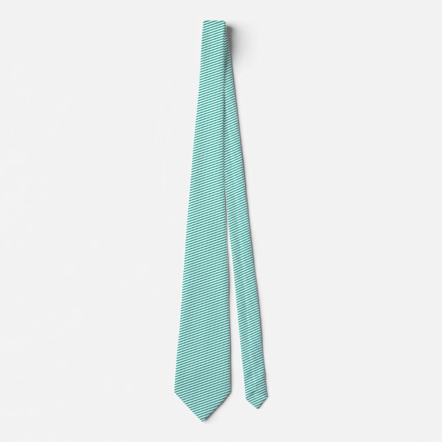 Emerald Green Ties For Men Diagonal Stripes (Front)