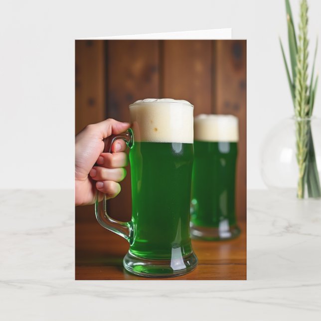 Emerald Green Toast Card (Front)