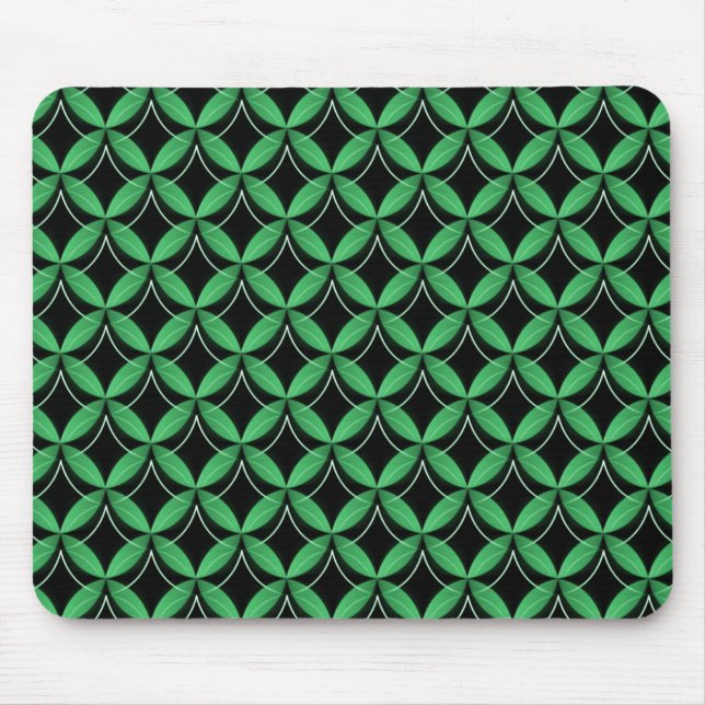 Emerald Green Uptown Glam Mousepad (Front)