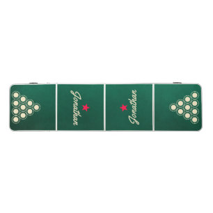Emerald Green Vintage Star Signature Beer Pong Table