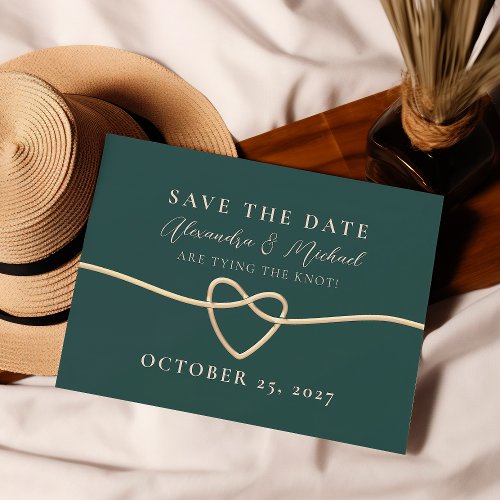 Emerald Green Wedding Save The Date