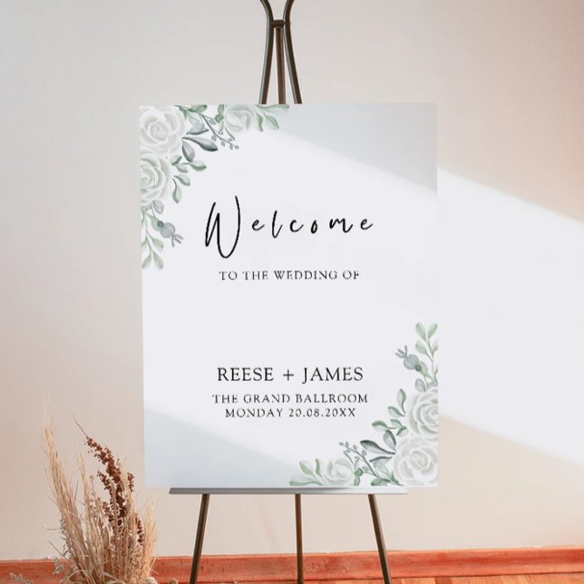Emerald Green Wedding Welcome Sign (Emerald Green Wedding Welcome Sign)