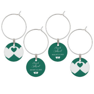 Emerald Green Wine Charm