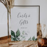 Emerald Greenery Cards and Gifts Sign