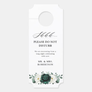 Emerald Greenery Eucalyptus Do not disturb Door Ha Hanger
