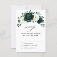 Emerald Greenery Eucalyptus White Floral Wedding