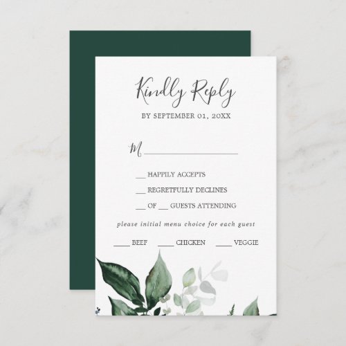 RSVP Card