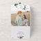 Emerald Greenery Photo Wedding All In One Invitati
