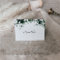 Emerald Greenery Printable Wedding Place Cards