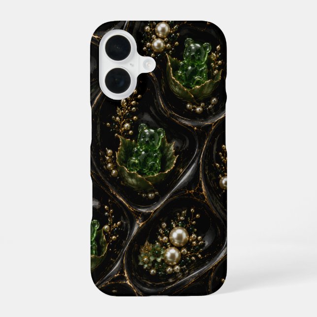 Emerald gummy bears iphone case (Back)
