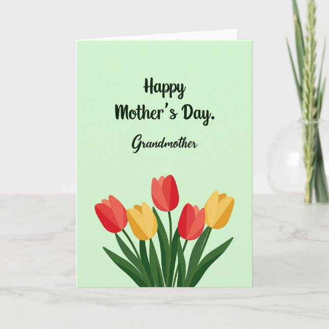 Emerald Happy Mothers Day Card (Front)