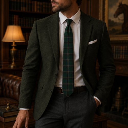 Emerald Heritage Tartan Plaid | Luxury Old Money Neck Tie