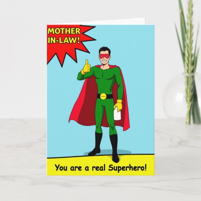 Emerald Hero Mother In Law Card (Front)