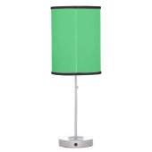Emerald hex code 50C878  Table Lamp (Back)