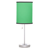 Emerald hex code 50C878  Table Lamp (Right)
