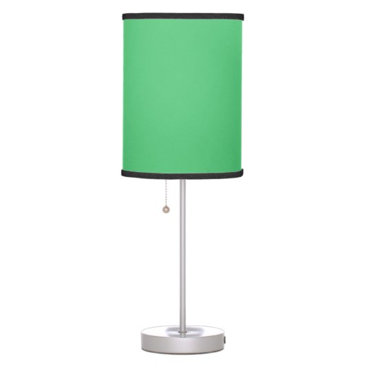 Emerald hex code 50C878 Table Lamp (Right)