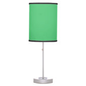 Emerald hex code 50C878  Table Lamp (Front)