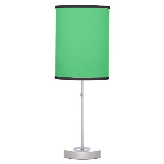 Emerald hex code 50C878 Table Lamp (Front)