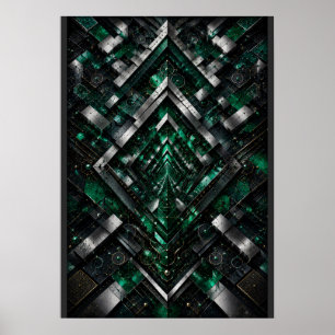Emerald Infinity Portal Poster
