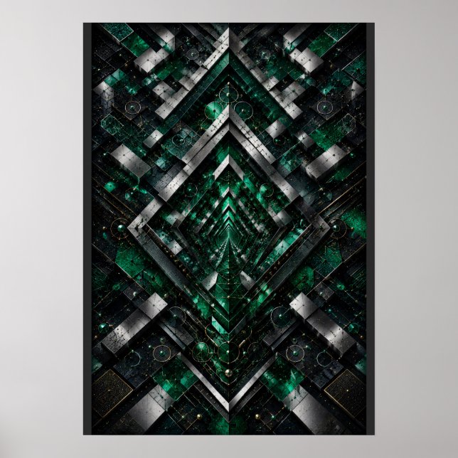 Emerald Infinity Portal  Poster (Front)