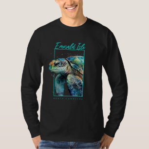 Emerald Isle NC Souvenir Sea Turtle Portrait T-Shirt