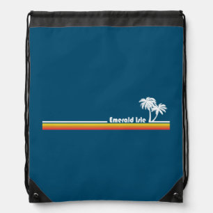 Emerald Isle North Carolina Drawstring Bag