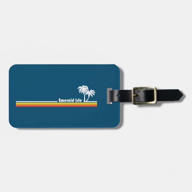 Emerald Isle North Carolina Luggage Tag (Front Horizontal)