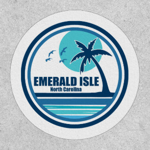 Emerald Isle North Carolina Palm Tree Birds Patch