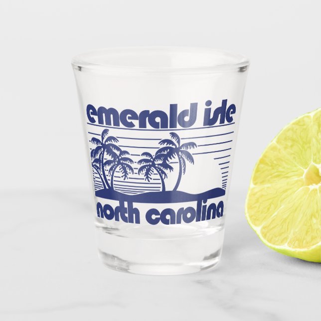 Emerald Isle,North Carolina Shot Glass (Front)