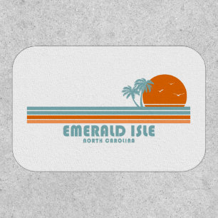 Emerald Isle North Carolina Sun Palm Trees Patch