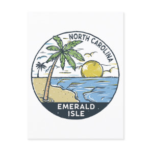 Emerald Isle North Carolina Vintage Postcard