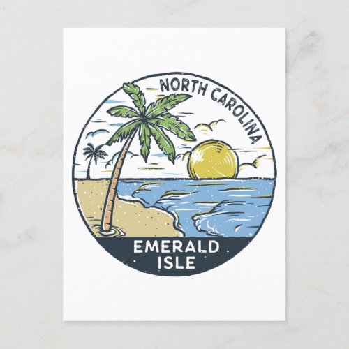 Emerald Isle North Carolina Vintage Postcard
