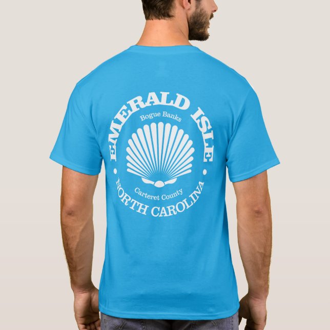 Emerald Isle (seashell) T-Shirt (Back)