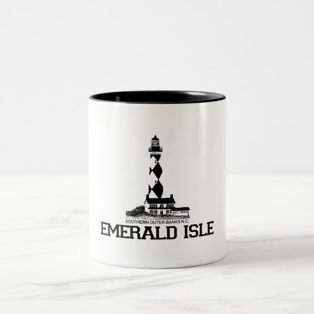 Emerald Isle. Two-Tone Coffee Mug (Center)